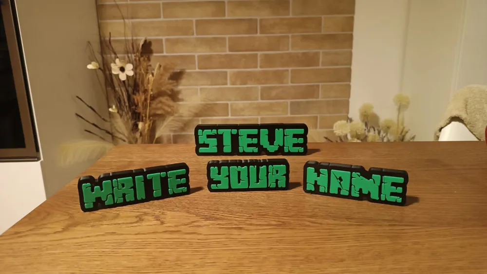 Personalisierter Minecraft Name